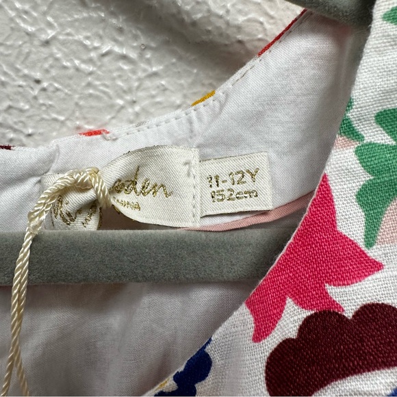 Mini Boden Tropical Retreat linen blend dress NWT - Picture 4 of 8